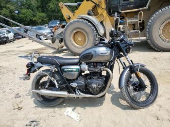  Salvage Triumph Motorcycle Bonneville