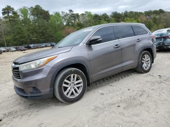  Salvage Toyota Highlander
