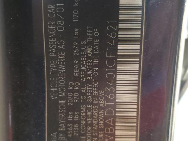 BMW 5 Series I Automatic Image 7