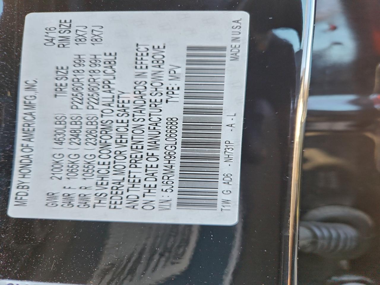 Honda Crv Touring Image 6