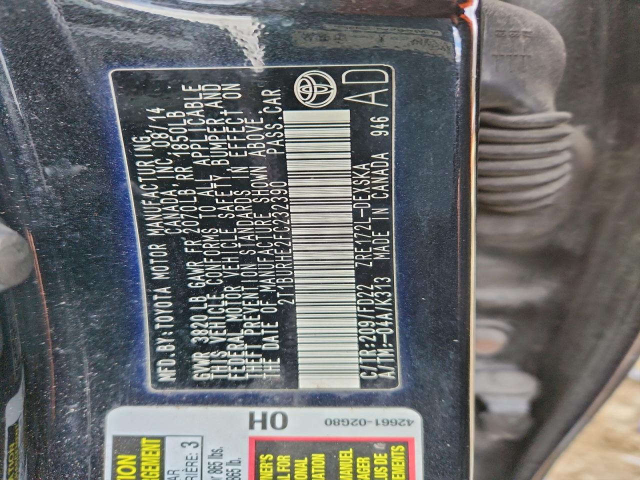 Toyota Corolla L Image 8