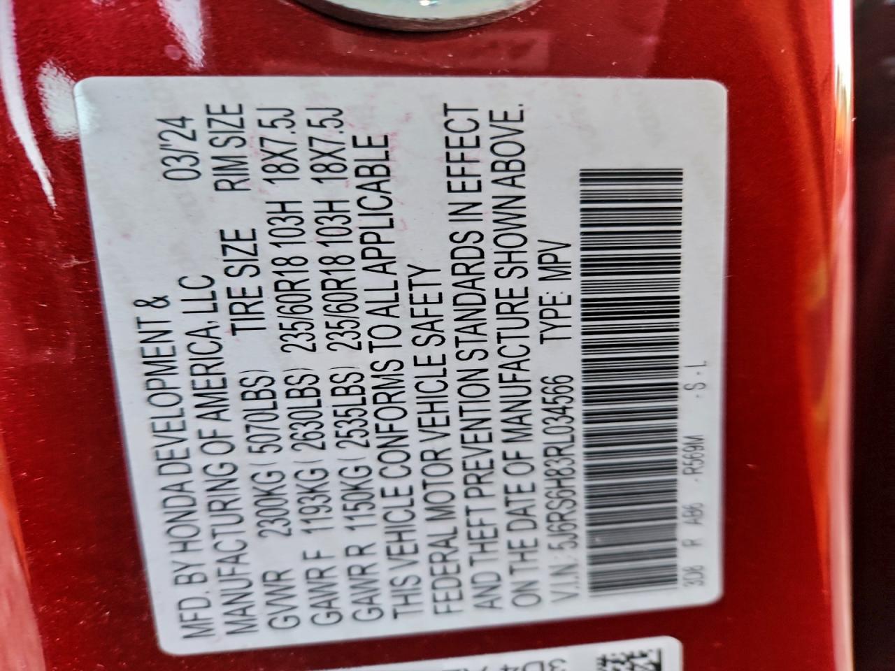 Honda Crv Sport-l Image 7