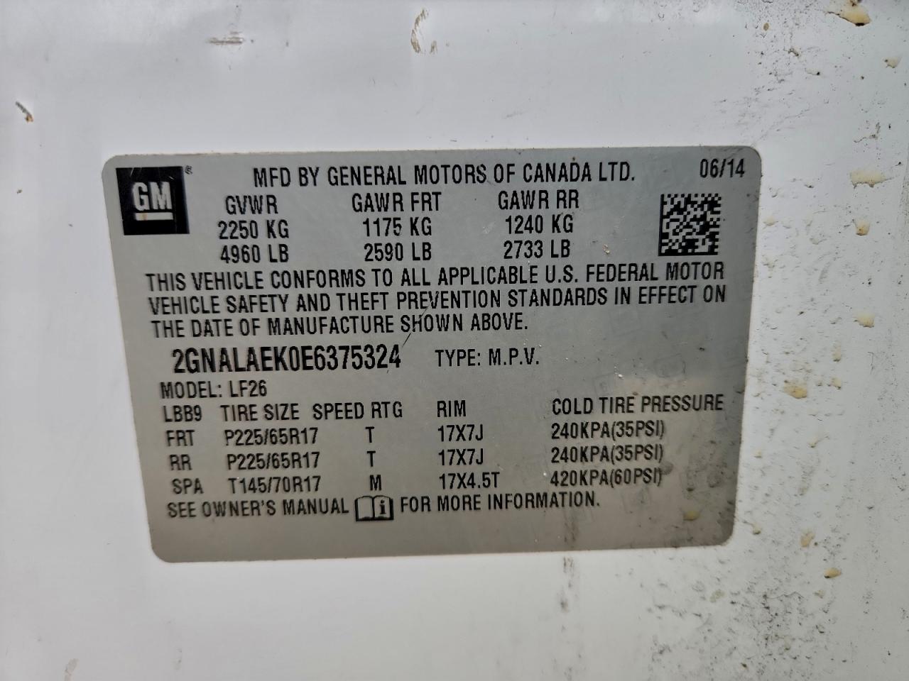 Chevrolet Equinox Ls Image 13