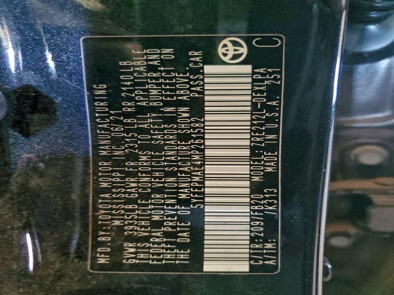 Toyota Corolla Le Image 9